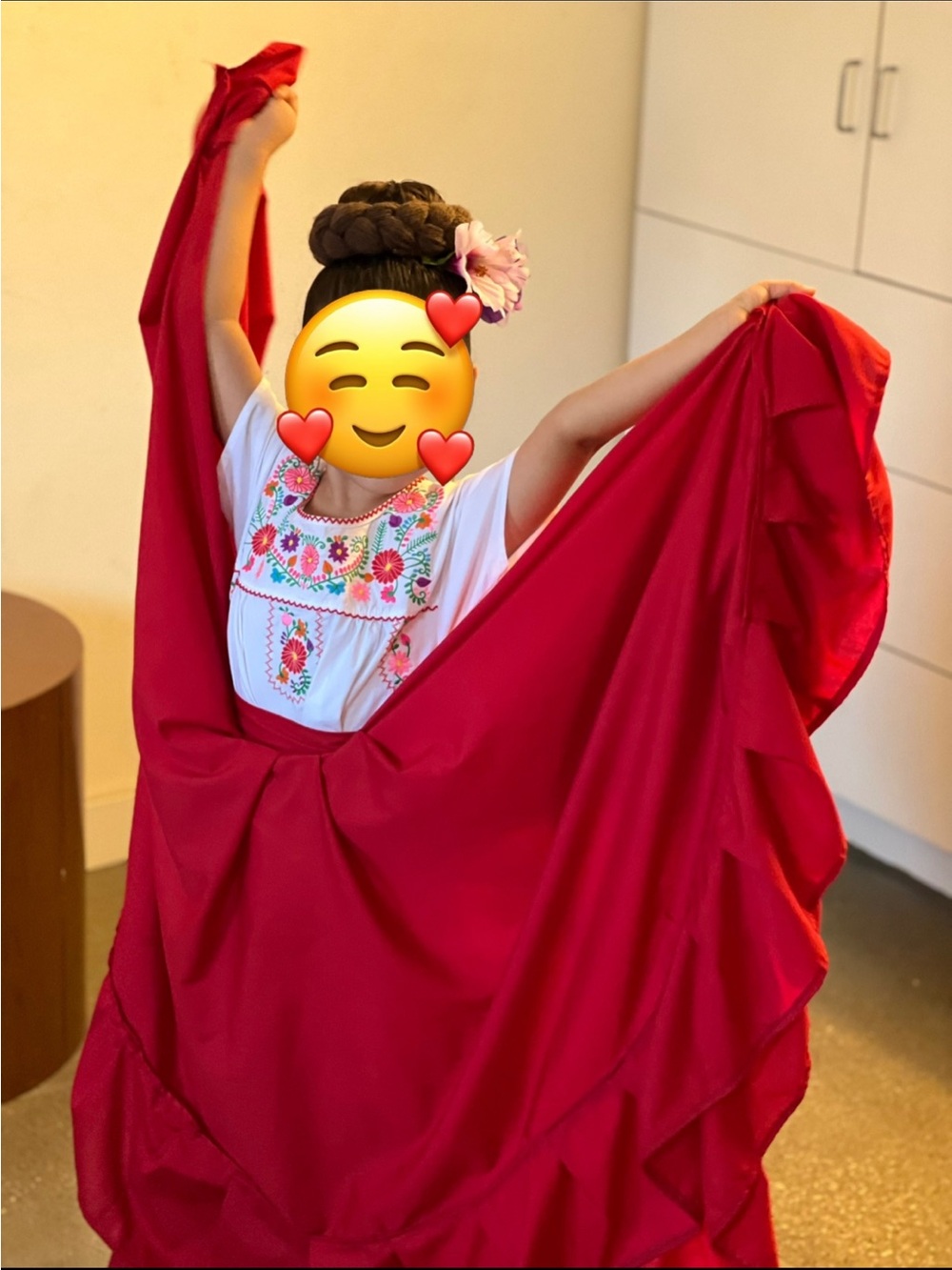 Girls' Ballet Folklorico Traditional Dance Costume - Kids